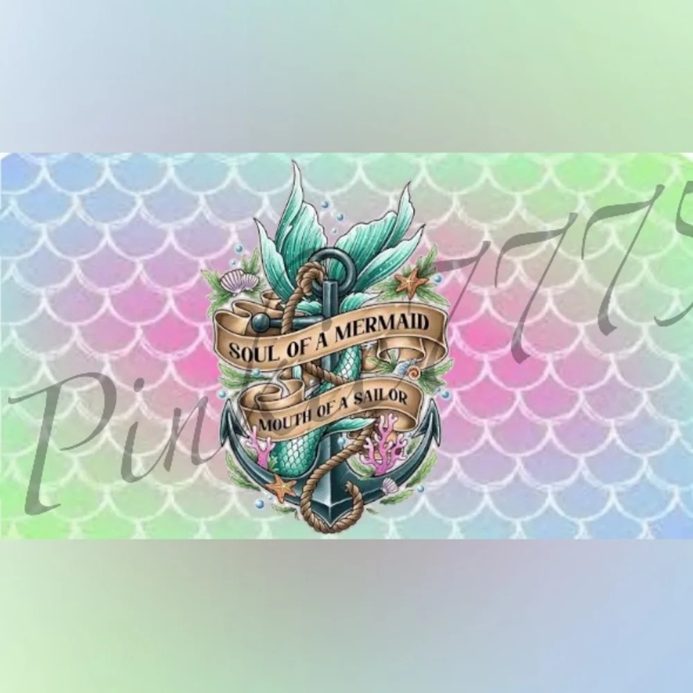 Soul of a mermaid mouth of a sailor tumbler